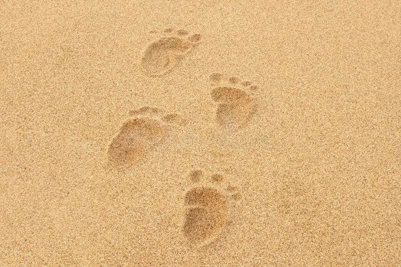 Baby Footprints in the sand