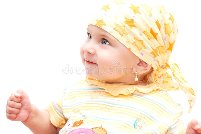 Baby girl stock image