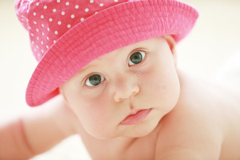 Baby girl stock images