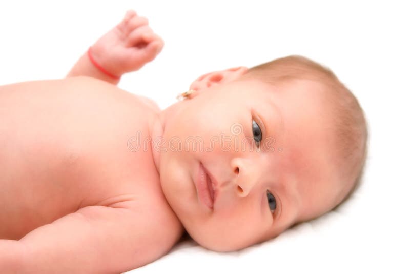 Baby girl stock photos