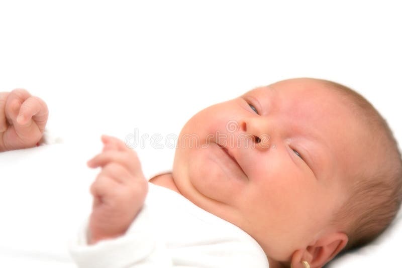 Baby girl stock photos