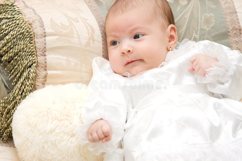 Baby girl stock images