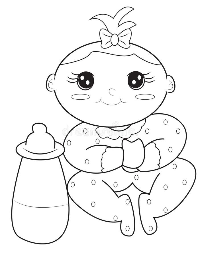  Baby Girl Coloring Pages 2