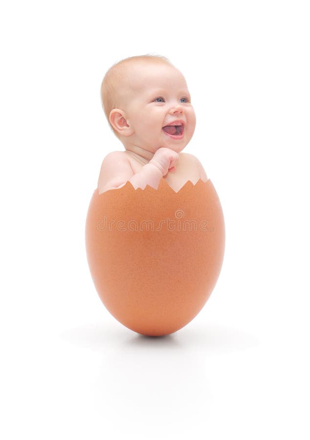 Baby Girl In Egg Stock Photos Image 15057783