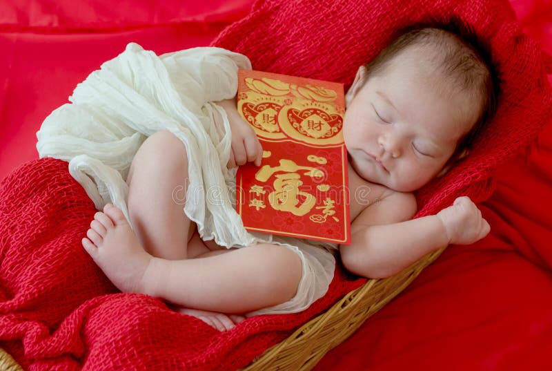 baby girl with gesture of happy chinese new year stock photo baby girl with gesture of happy chinese new year stock photo