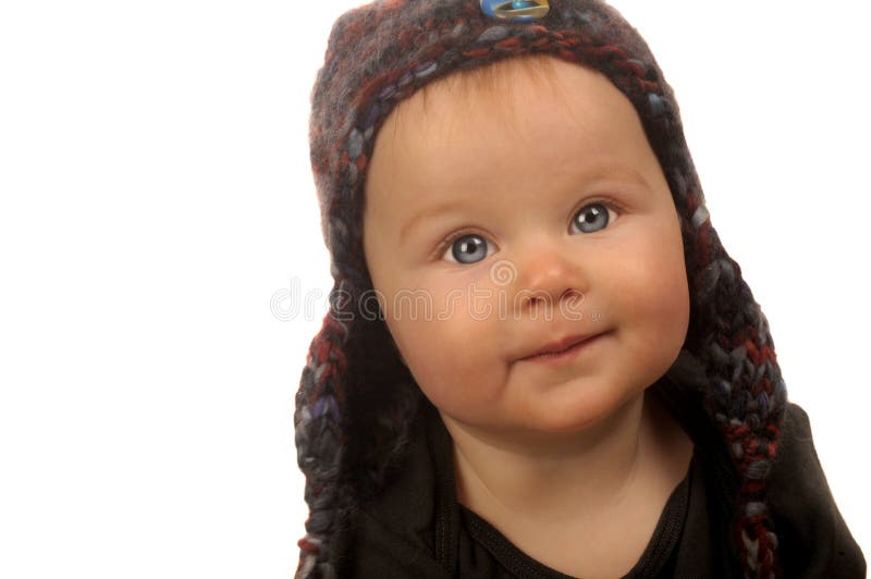 Baby Girl In Hat