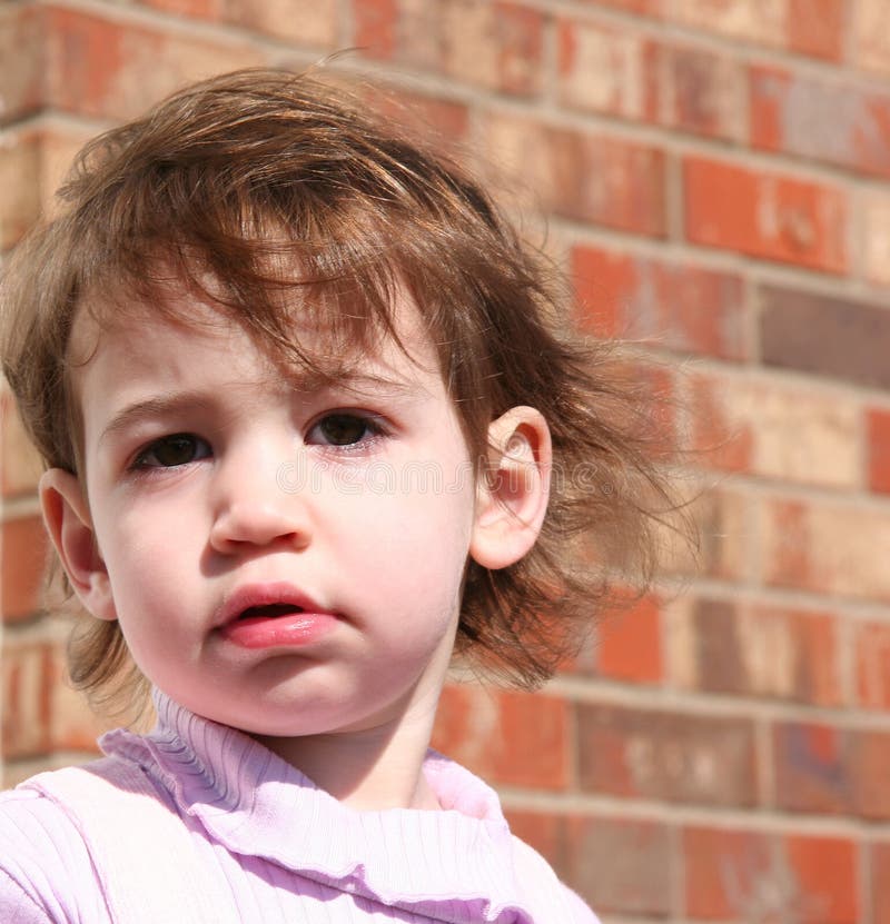 Baby Girl Outside stock photo. Image of outside, babies 1030144