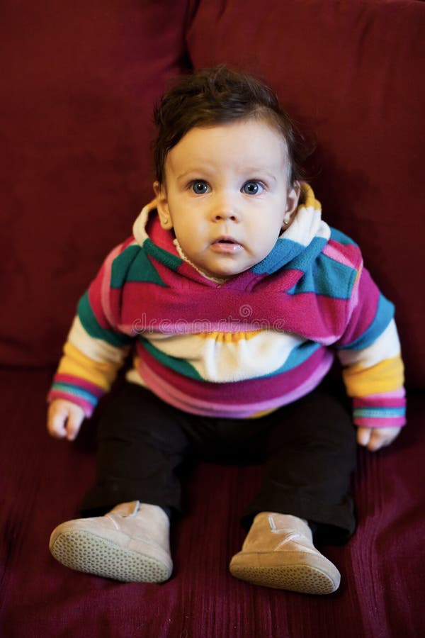Baby girl royalty free stock image Baby girl royalty free stock image