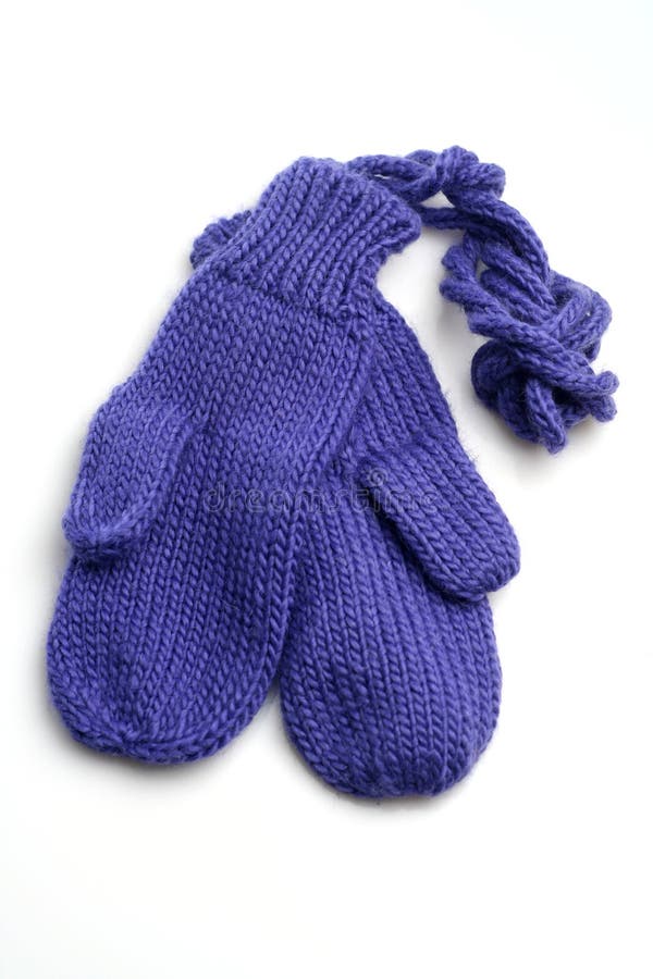 Baby Gloves on White Background Stock Photo Image of clothes