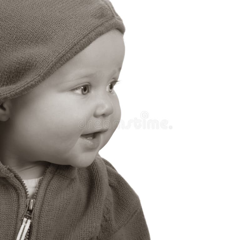 Baby in Green stock photo. Image of sweet, portrait, caucasian 8274138