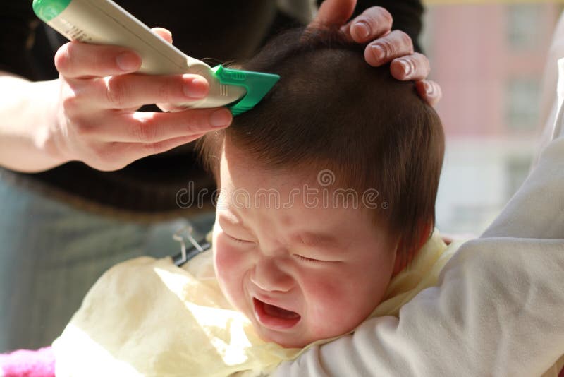 Baby haircut