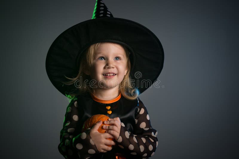 Baby in Halloween Costume stock image. Image of baby, orange - 4974947