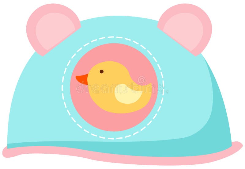 Baby hat stock vector. Illustration of baby, duck, character - 16756755