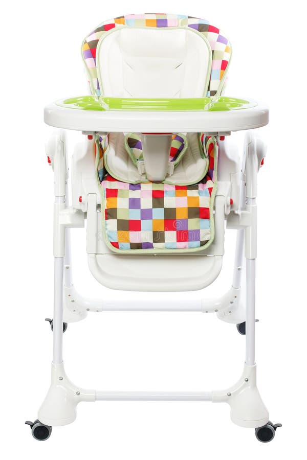 Baby High Chair with Rolling Function Stock Image Image of plastic