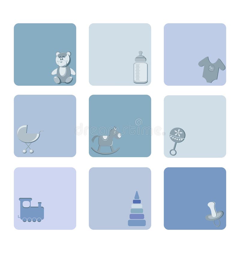 Baby icons set