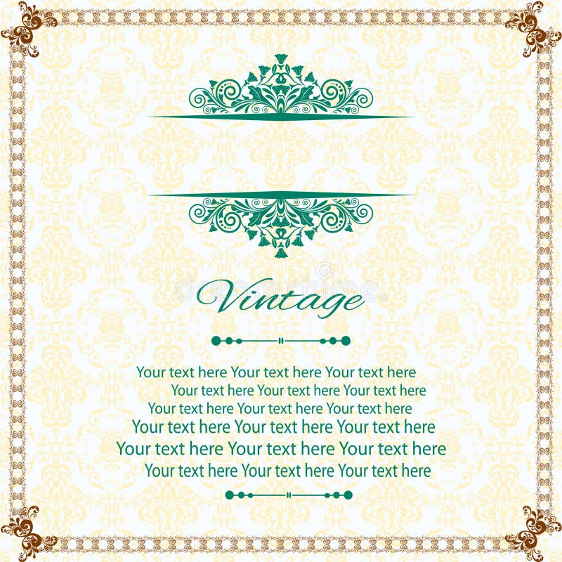 Baby Invitation Card stock vector. Illustration of card - 53315629