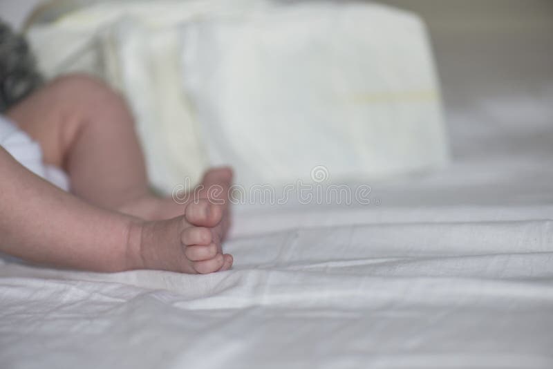 Baby legs stock image. Image of closeup, foot, newborn 81233617