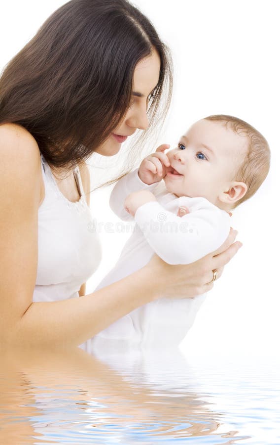 Baby and mama stock photo. Image of childcare, baby, motherhood 8289704