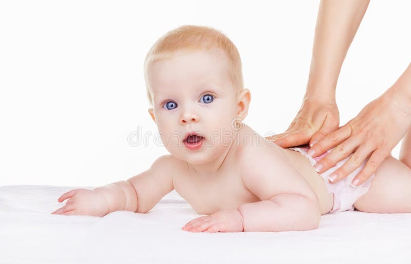 Baby massage stock photo. Image of holding, innocence 40736804