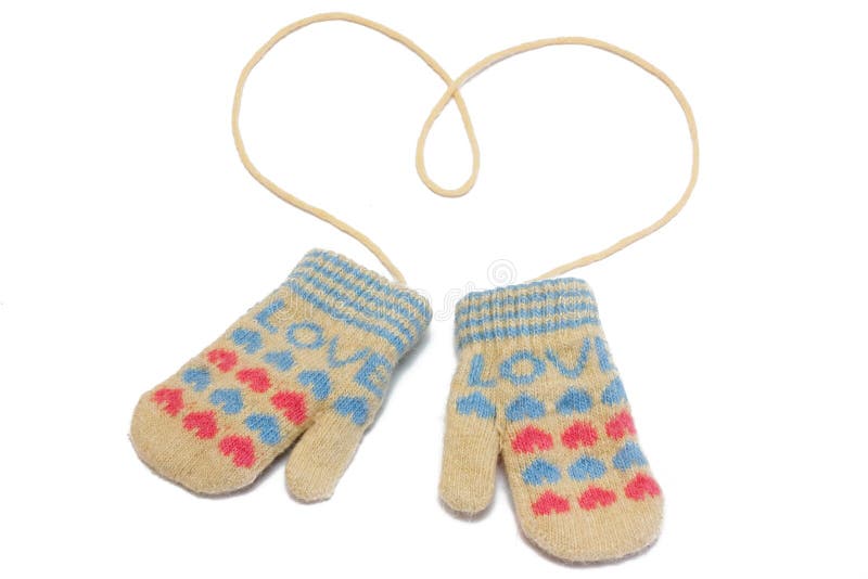 Baby mittens stock photo. Image of little, fluffy, mitten 22199174