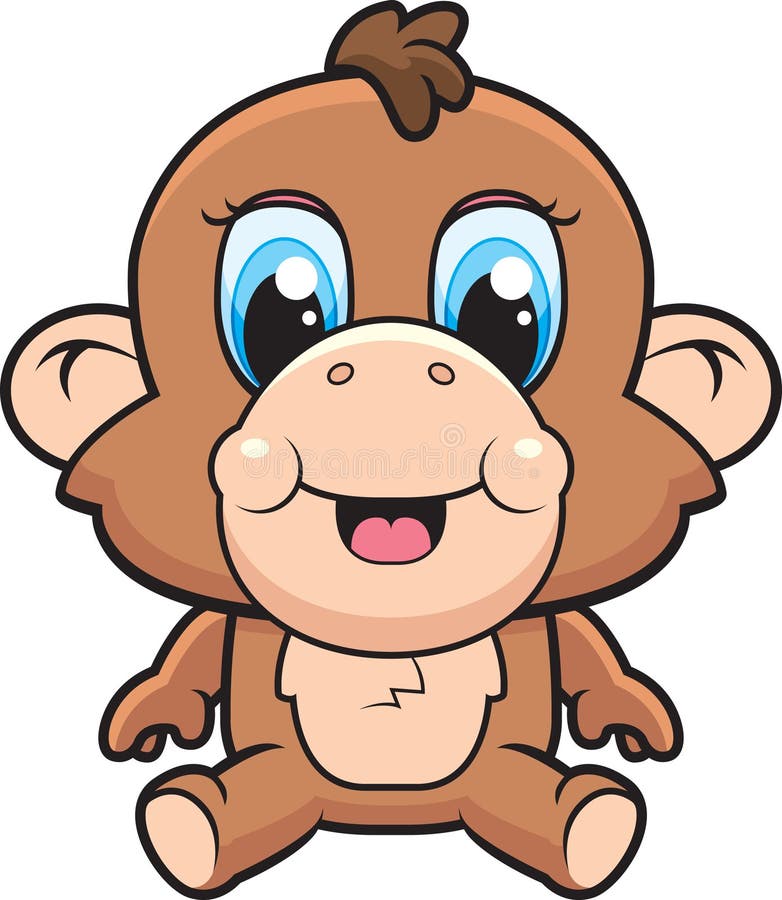 Baby Monkey Stock Illustrations 10 385 Baby Monkey Stock Illustrations Vectors Clipart Dreamstime