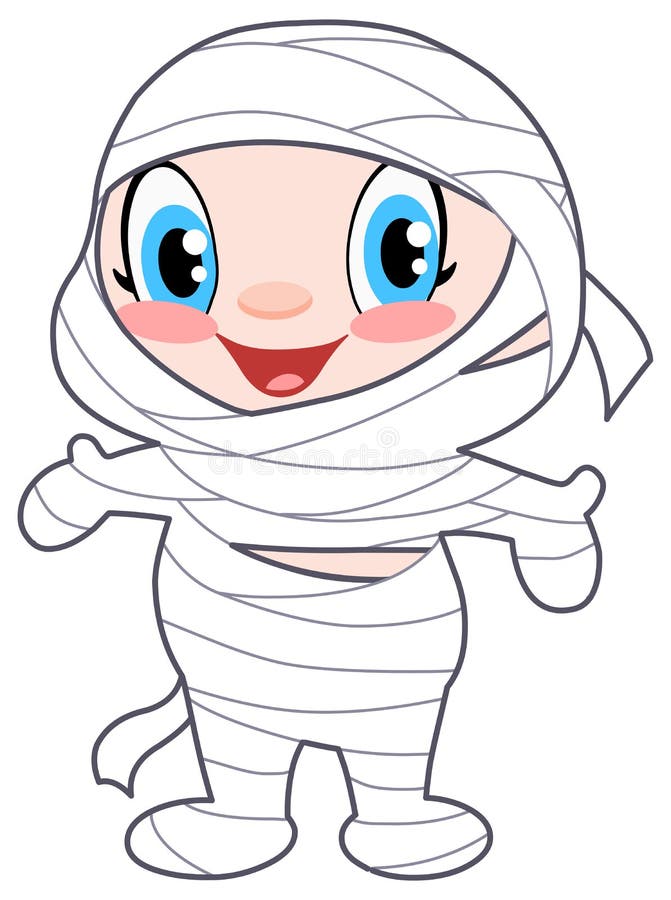 Baby mummy stock vector. Illustration of drawing, egyptian - 16346313