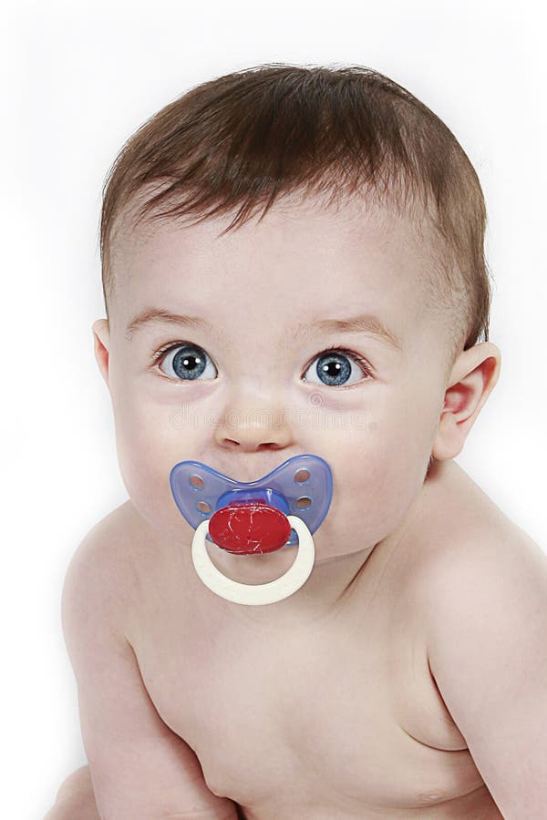 Baby with pacifier