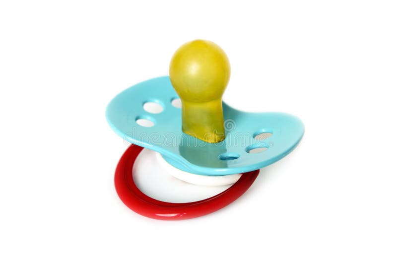 Baby pacifier stock image