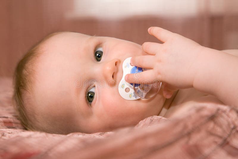 baby with pacifier soother