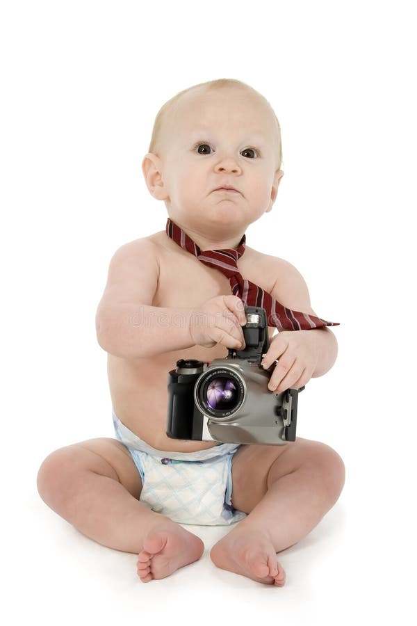 Baby Photographer royalty free stock photo Baby Photographer royalty free stock photo
