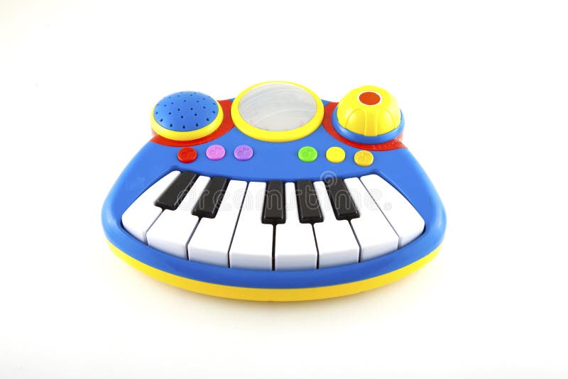 Child s electric piano stock image. Image of kiddie, colors - 12761151