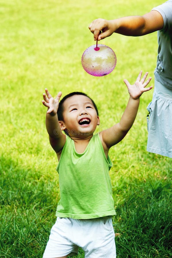 Baby playing