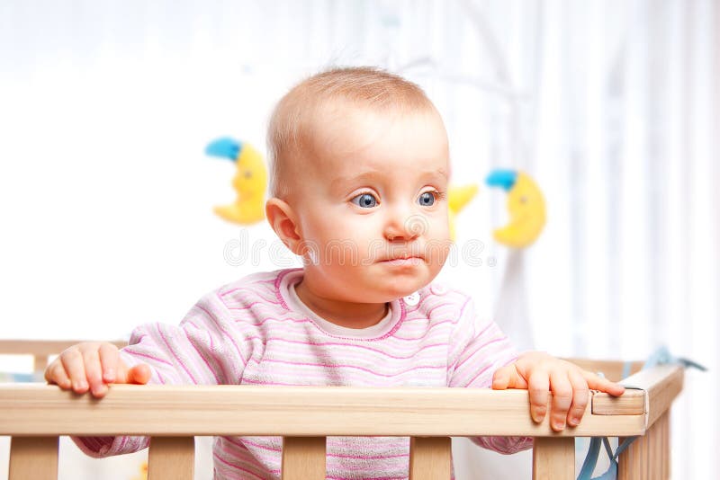 Baby in playpen stock photo. Image of education, foster 23878878