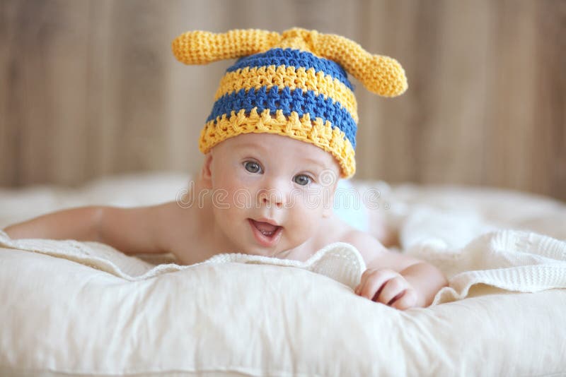 Baby stock photo. Image of infant, looking, closeup, adorable 44752452