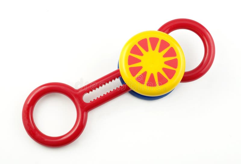 Colorful Baby Rattle Border Stock Image Image of green, plastic 12338697