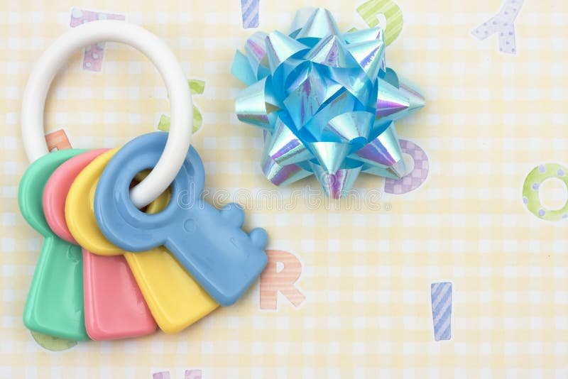 Baby Rattle stock image