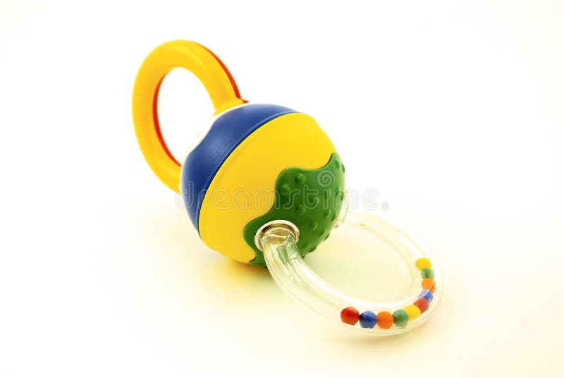 Baby rattle royalty free stock image