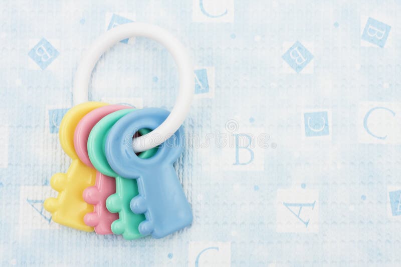 Baby Rattle stock photo