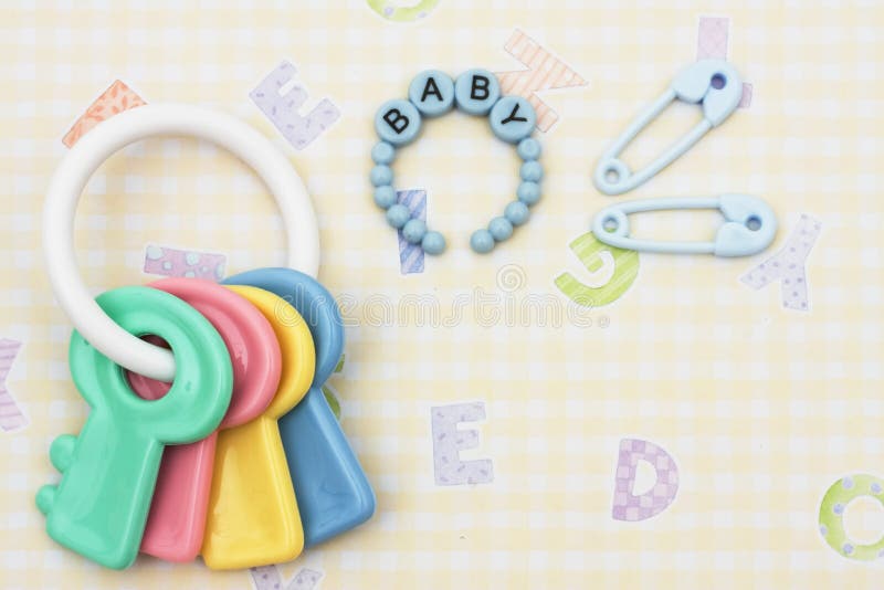 Baby Rattle stock photos