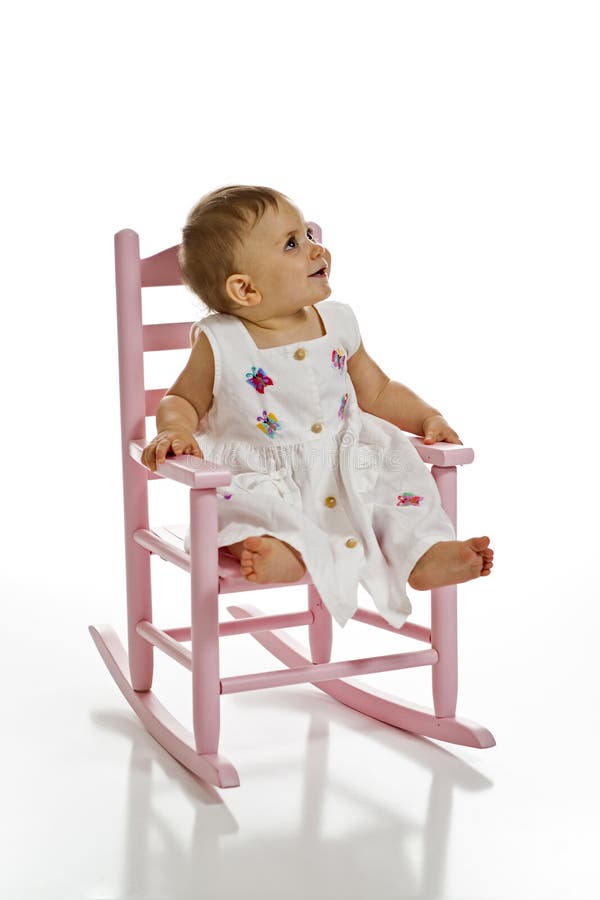 pink rocking chair for child