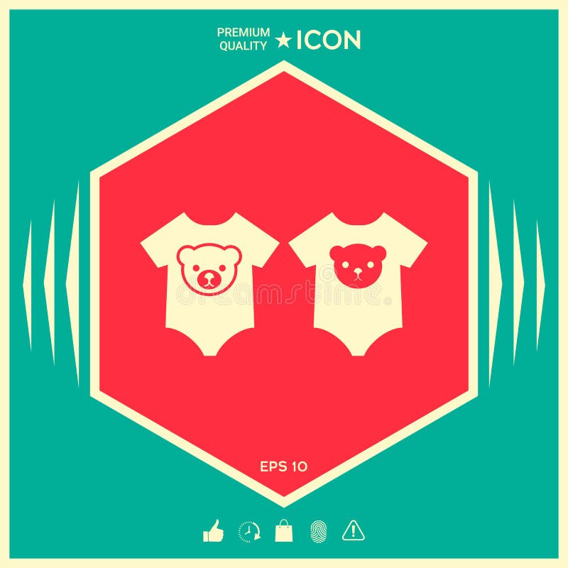 Download Baby rompers icon stock vector. Illustration of fashion - 120120864