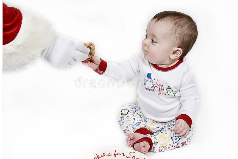 Baby s cookie for Santa