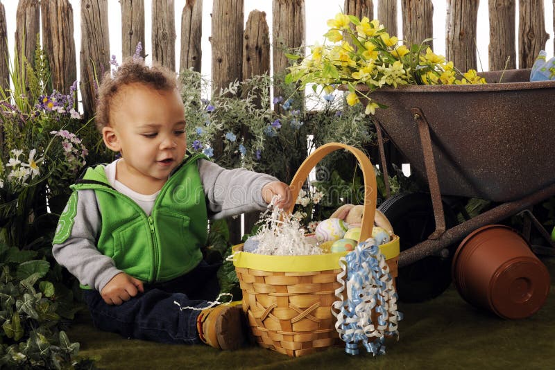 Baby s Easter Garden