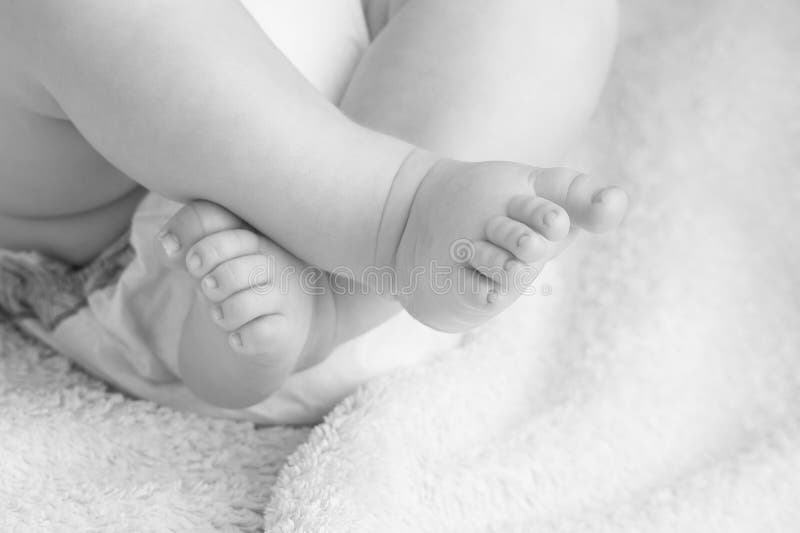 Baby s legs stock photo. Image of generation, leave, caring 1100748