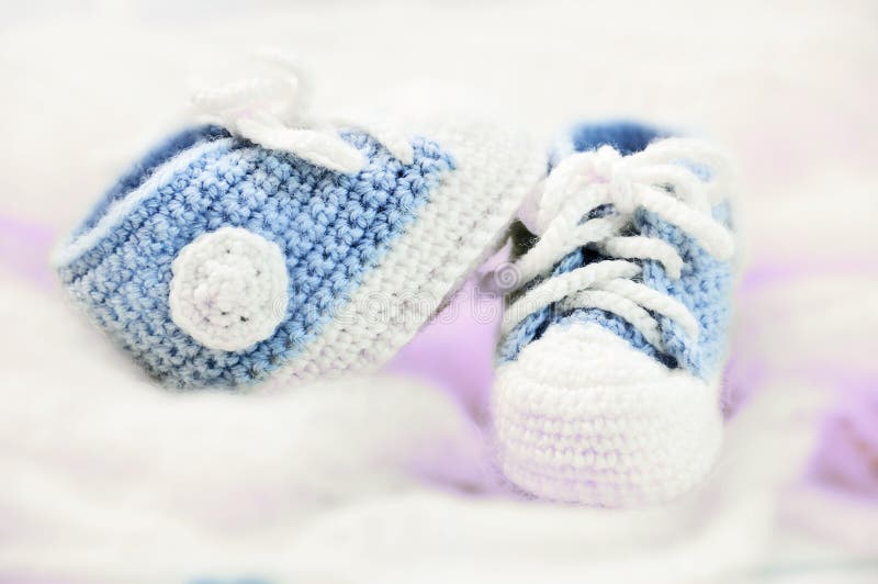 Baby shoes stock image