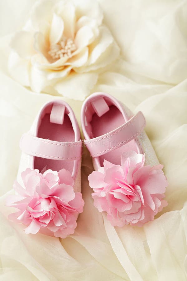 Baby shoes stock images