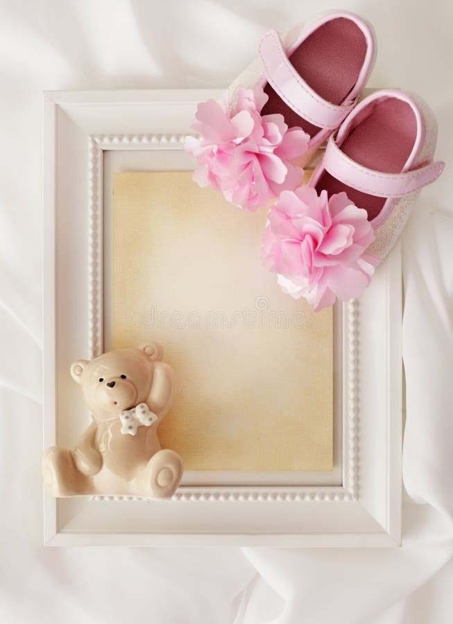 Baby shoes stock photos