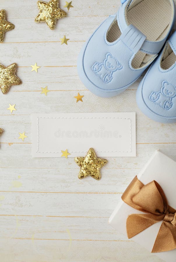 Baby shoes stock images