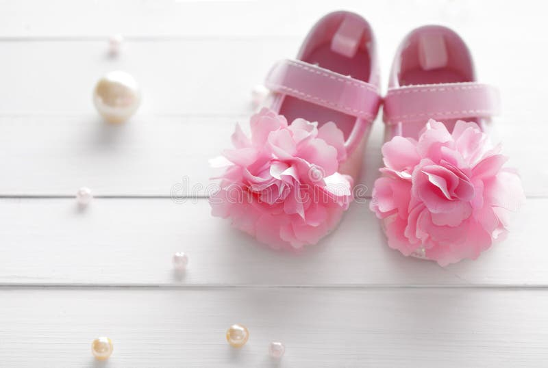 Baby shoes royalty free stock photo