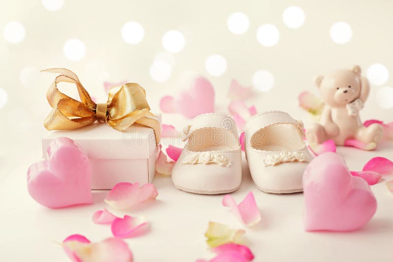 Baby shoes royalty free stock photography